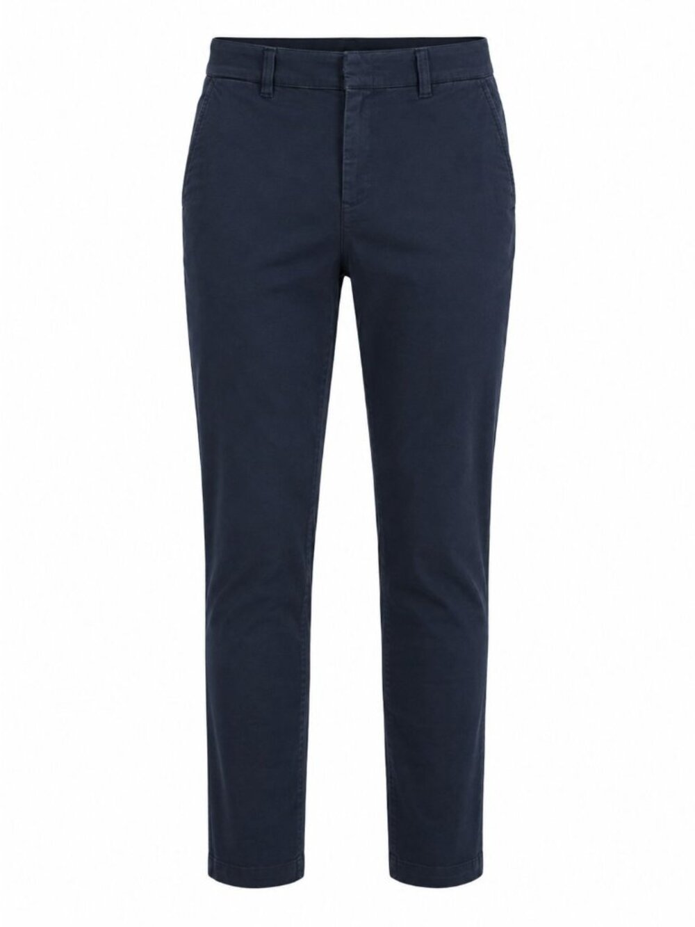 NWT Gap Downtown Khaki Pants Sz 12 Tall Blue Slim Straight Stretch Chino